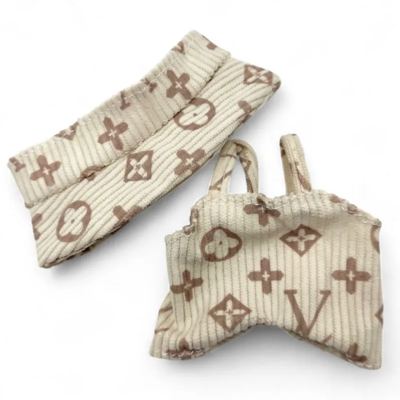 Одяг для Лабубу Louis Vuitton, Gucci (на стандартний розмір іграшки - 15-16 см)