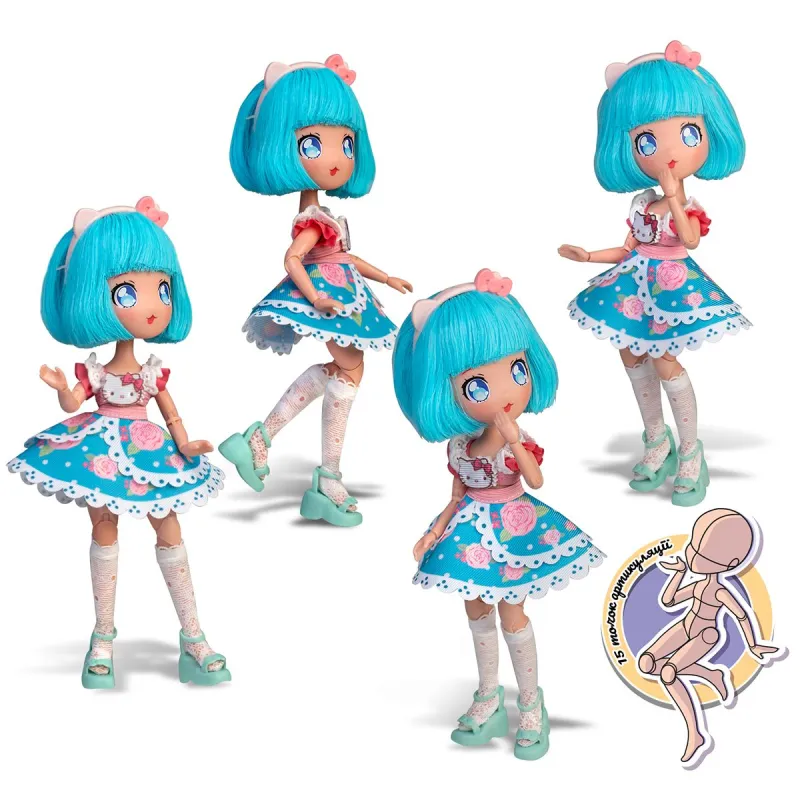 Лялька "4SF Manga Dolls серії Hello Kitty" Красуня Пінк