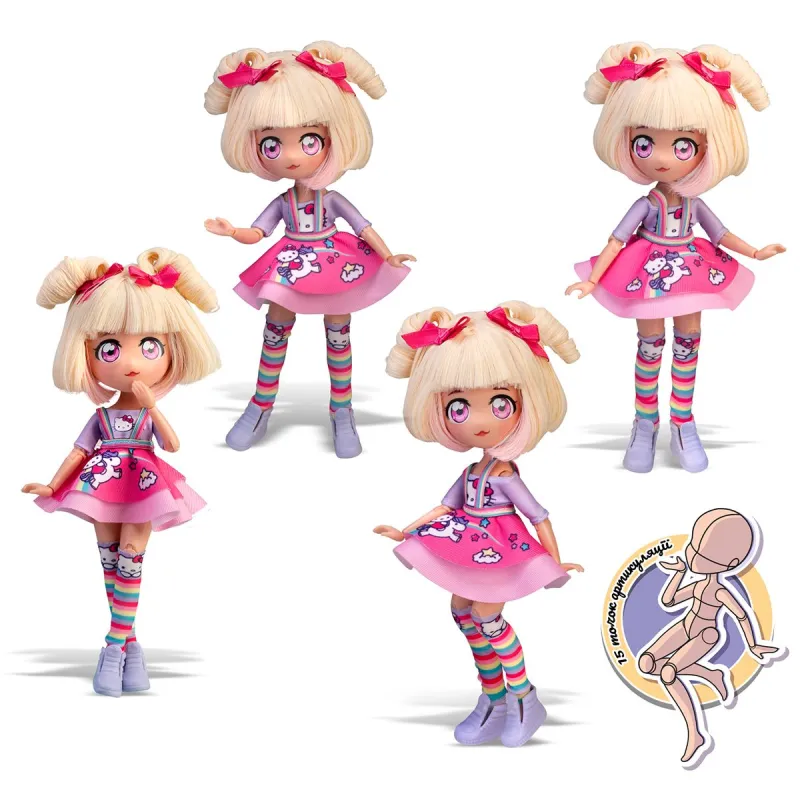 Лялька "4SF Manga Dolls серії Hello Kitty" Цукерочка-єдиноріг