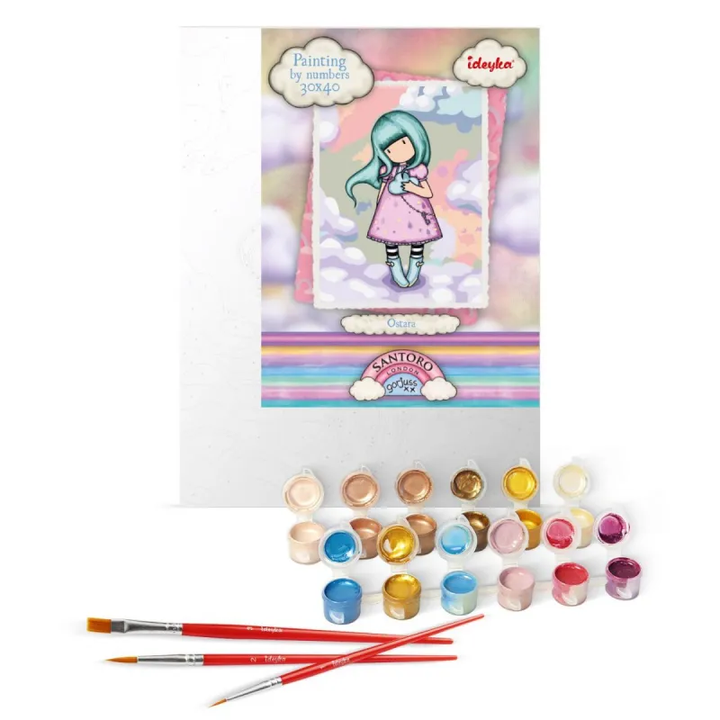 Картина за номерами "Ostara Santoro Gorjuss Collection" 30х40 см