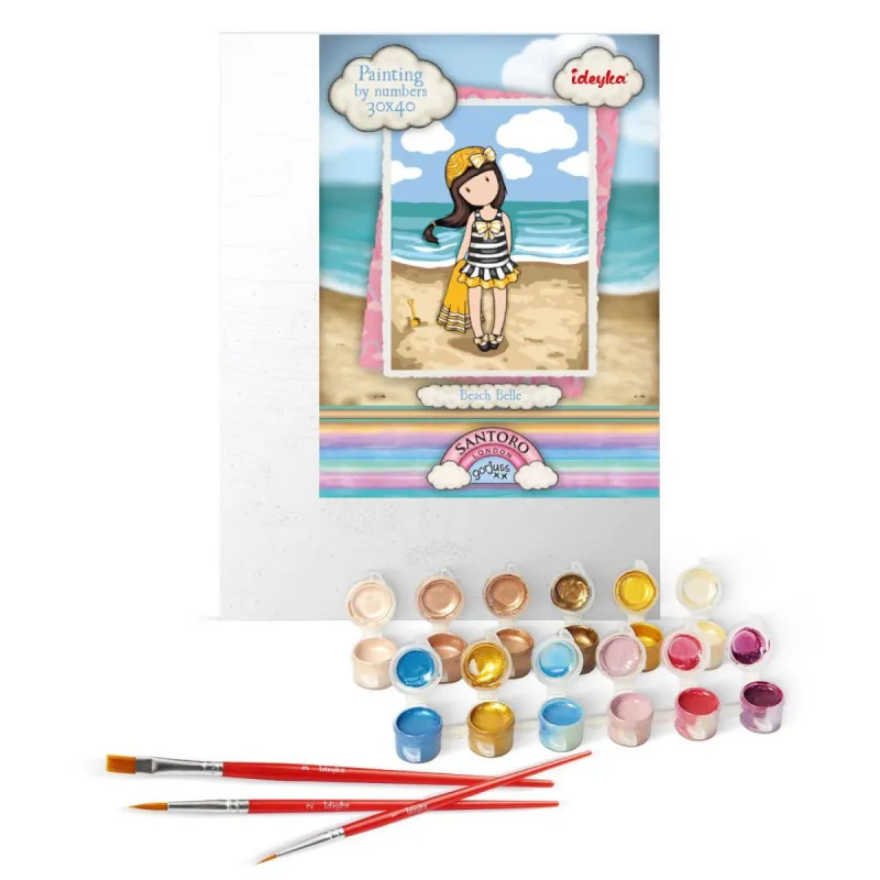 Картина за номерами "Beach Belle Santoro Gorjuss Collection" 30х40 см