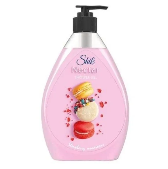 Гель для душа "Shik Nectar" 900г Полуничний макарон