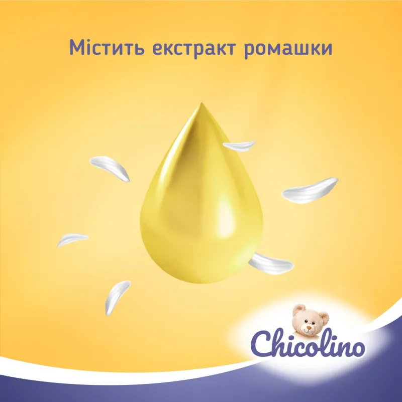 Chicolino, Засіб для миття дитячого посуду, Ромашка, 500мл