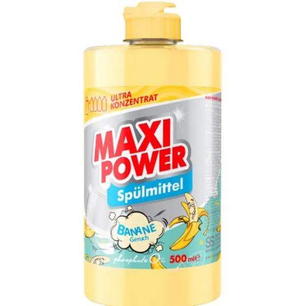Засіб для миття посуду "MAXI POWER. Банан" 500 мл