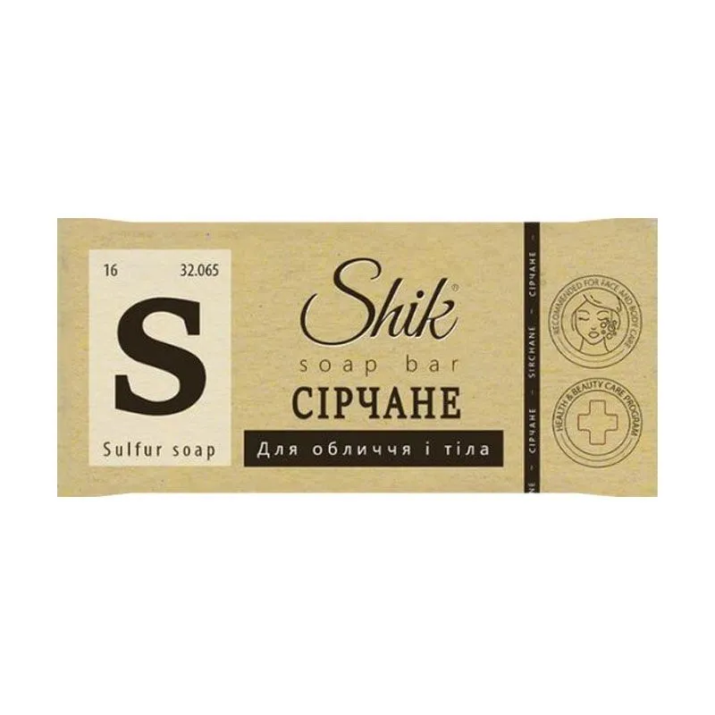 Shik мило туалетне "Сірчане" 140г