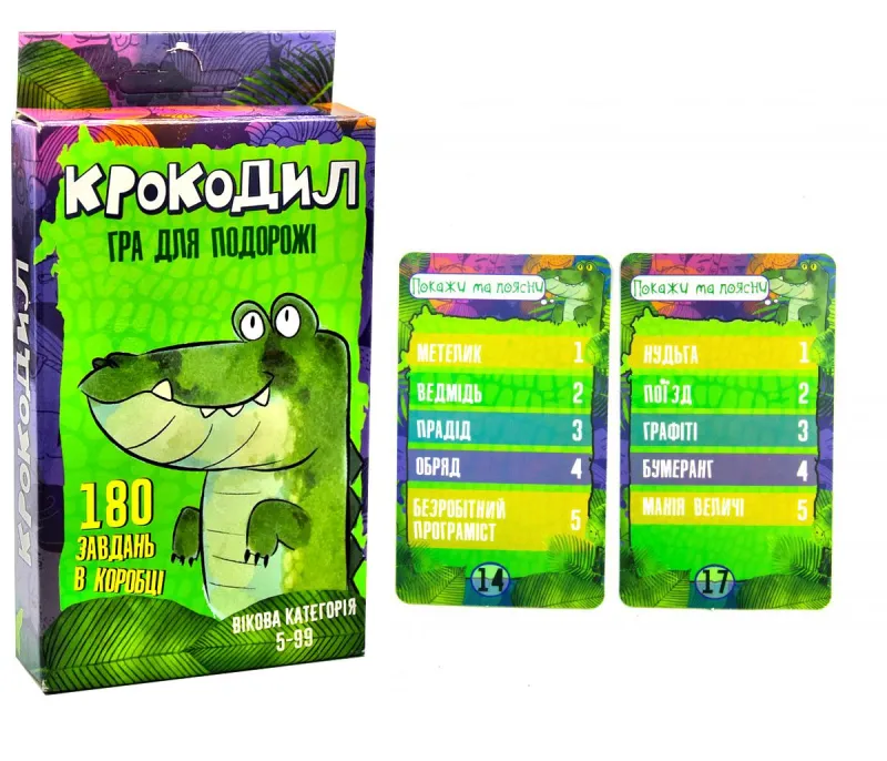 Карткова гра "Крокодил"