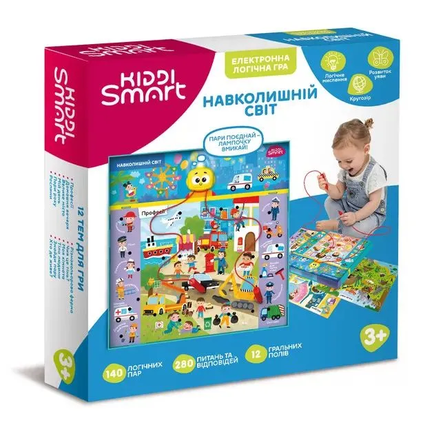 Електронна логічна гра KIDDI SMART - ВІКТОРИНА НАВКОЛИШНИЙ СВІТ S2