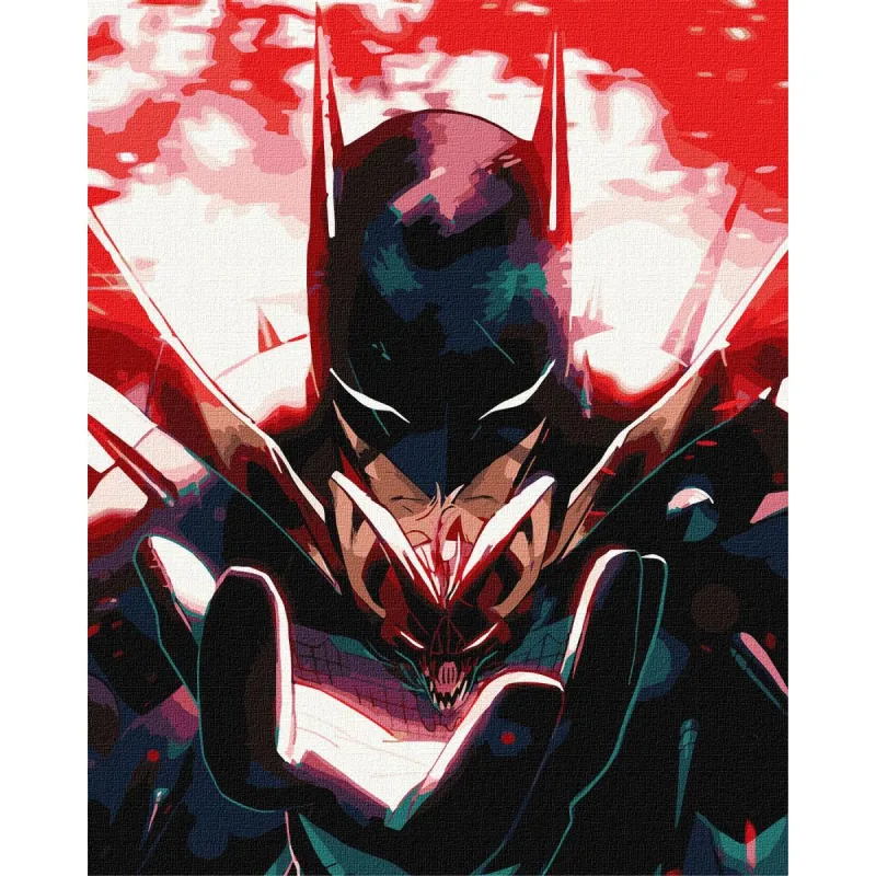 Картина за номерами з фарбами металік "Batman: Темний Лицар" 40х50 см