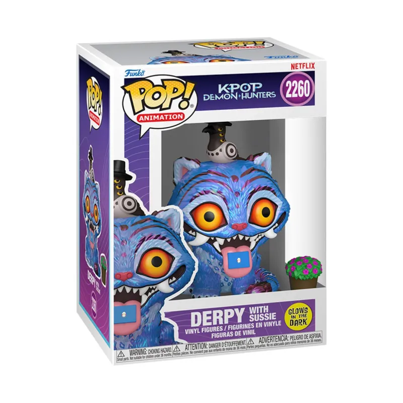 Ігрова фігурка Funko POP серії Кейпоп-мисливиці на демонів - ДЕРПІ із Сорокою та квітка K-POP (GW)
