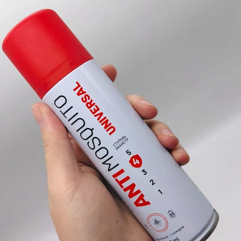 ЗАСІБ ВІД КОМАРІВ "ANTI MOSQUITO" АЕРОЗОЛЬ 100мл