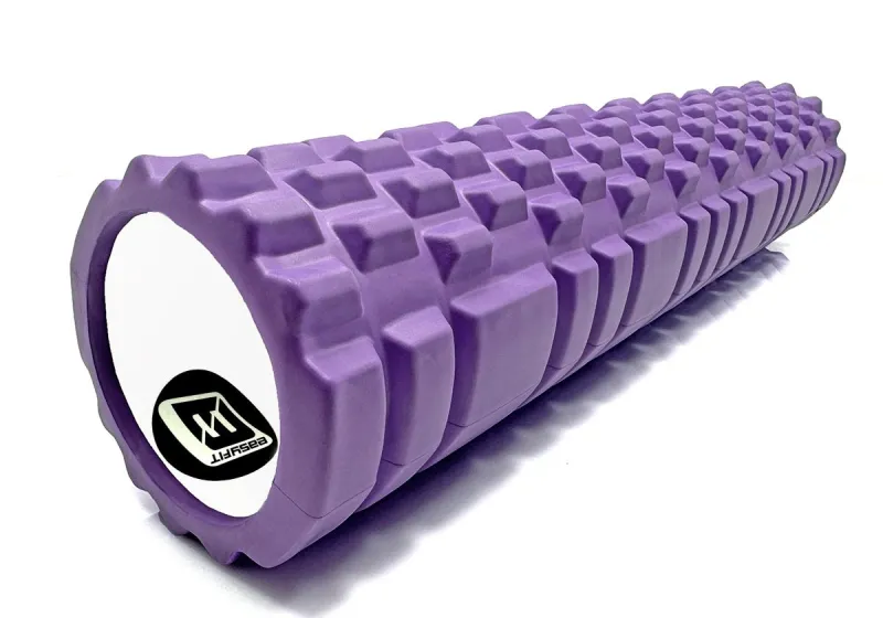 Масажний ролер EasyFit Grid Roller 60 см v.3.1 фіолетовий