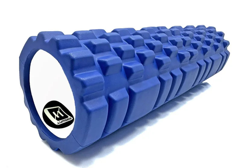 Масажний ролик EasyFit Grid Roller 45 см v.2.1 Синій