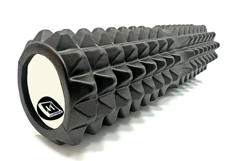 Масажний ролик EasyFit Grid Roller 45 см v.2.2 Чорний