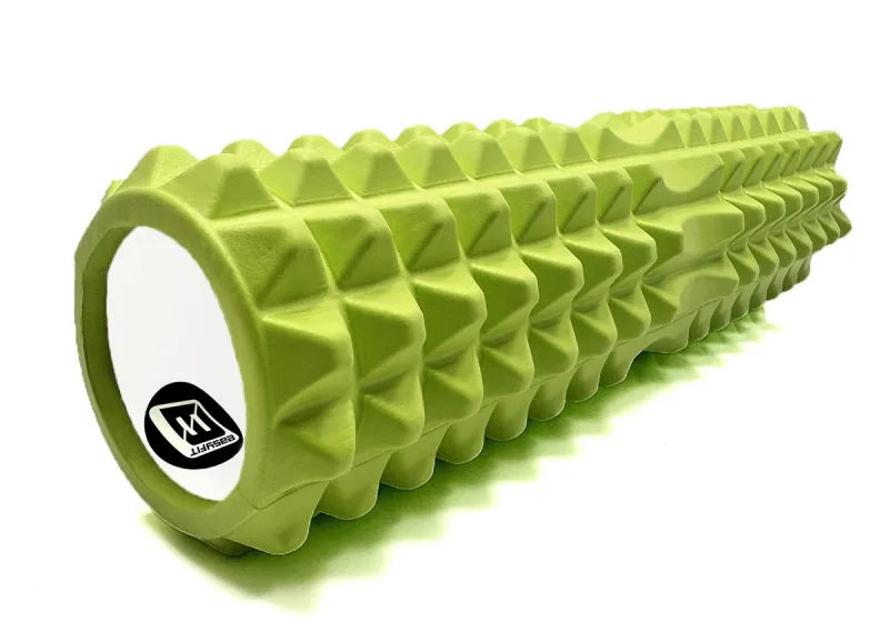 Масажний ролик EasyFit Grid Roller 45 см v.2.2 Салатовий