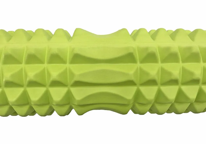 Масажний ролик EasyFit Grid Roller 45 см v.2.2 Салатовий