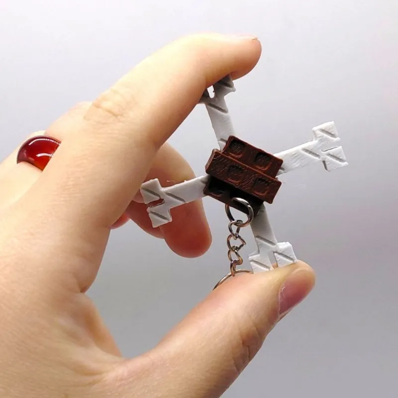 3D Брелоки "ROBLOX BONE BLOSSOM / ФРУКТ КІСТКА GAG", Keychain, 3D друк