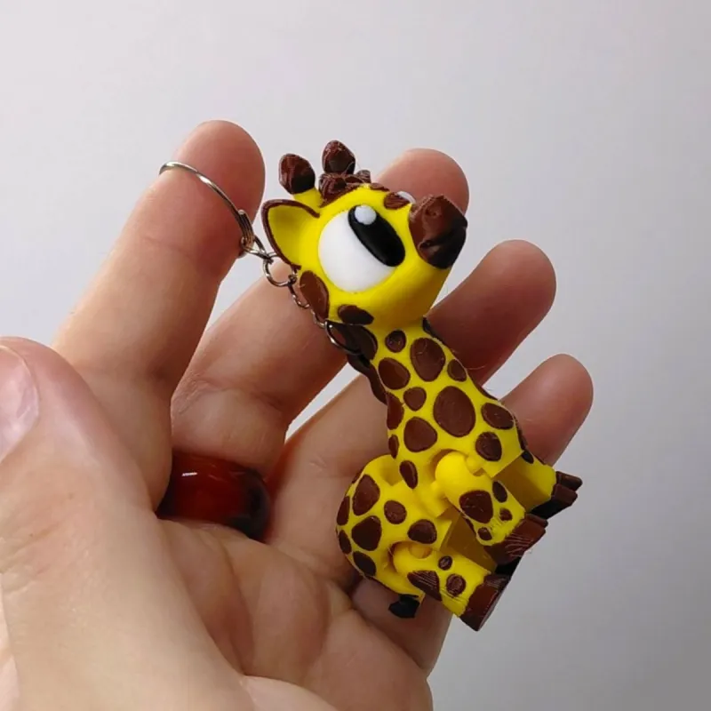 3D Брелоки "CUTE GIRAFFE / Мила ЖИРАФА", Keychain, 3D друк