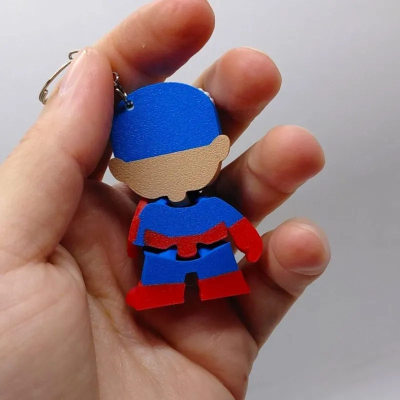 3D Брелоки HERO CAPITAN AMERICA MARVEL / КАПІТАН АМЕРИКА Марвел KEYCHAIN, 3D друк