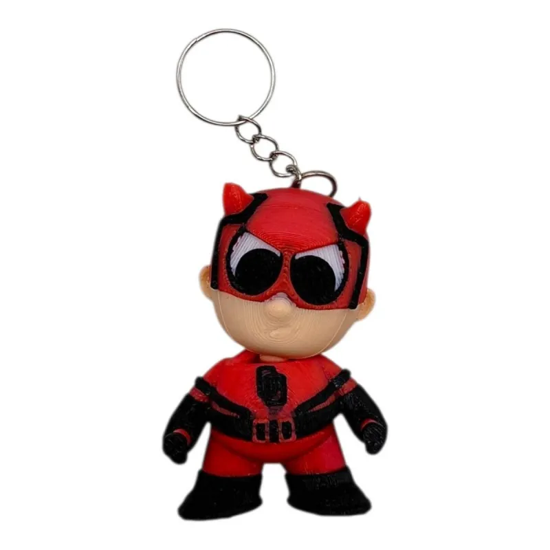 3D Брелоки HERO DAREDEVIL MARvel/ СМІЛИВЕЦЬ Марвел KEYCHAIN, 3D друк