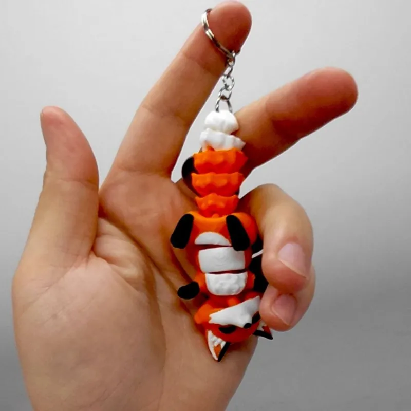 Брелок 3D друк "Flexi Fox / Магнітна Лисичка Keychain"