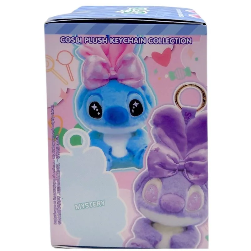 М’яка іграшка-брелок, герой-сюрприз "Стіч / Stitch", висота: 19 см, іграшка-сюрприз, металеве кільце, в пакеті, в коробці