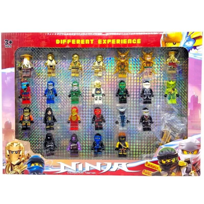 Фігурки "Ніндзяго / Ninjago", 24 шт (розмір фігурки приблизно 4 см)