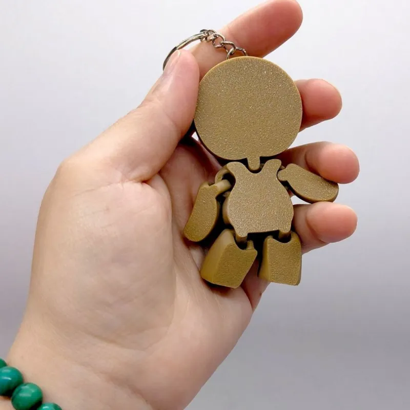 Брелок 3d друк "ЧОЛОВІЧОК-ПЕЧИВО" (ВИД 1) , KEYCHAIN
