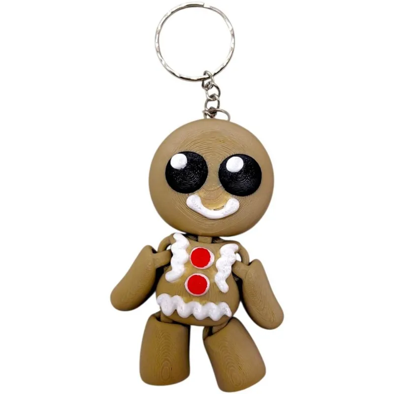 Брелок 3d друк "ЧОЛОВІЧОК-ПЕЧИВО" (ВИД 1) , KEYCHAIN