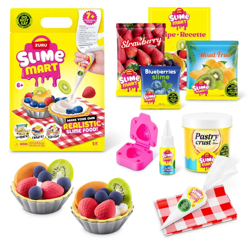 Ігровий набір зі слаймами SLIME MART серії "Shopping Bag" – ФРУКТОВИЙ ТАРТ