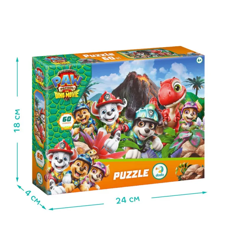 Пазл на 60 елементів «Реви, як динозавр!», Щенячий патруль / Paw Patrol