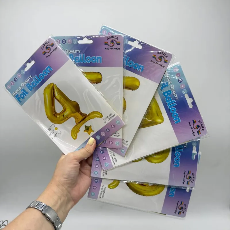 Кулька фольгована цифра "8" підлогова 80 см