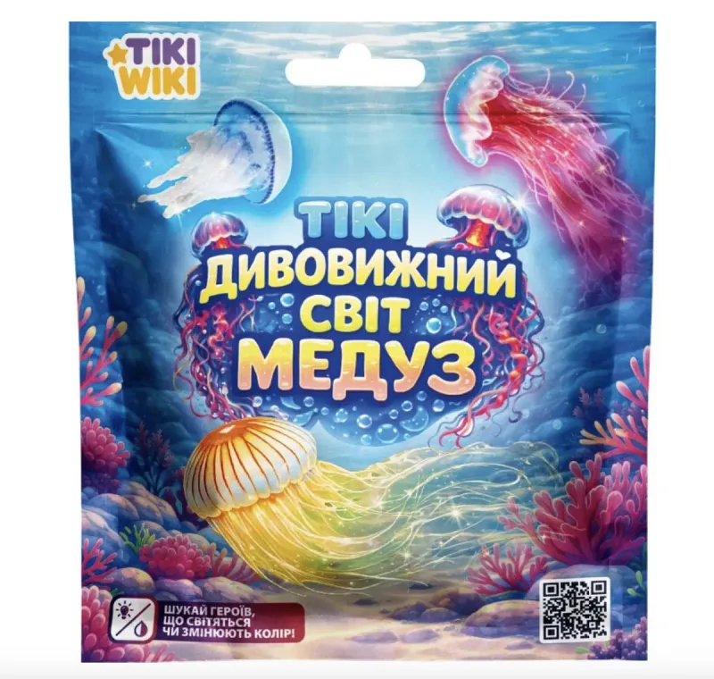 Стретч-іграшка у вигляді тварини TIKI WIKI – ТІКІ ДИВОВИЖНИЙ СВІТ МЕДУЗ (у диспл.)