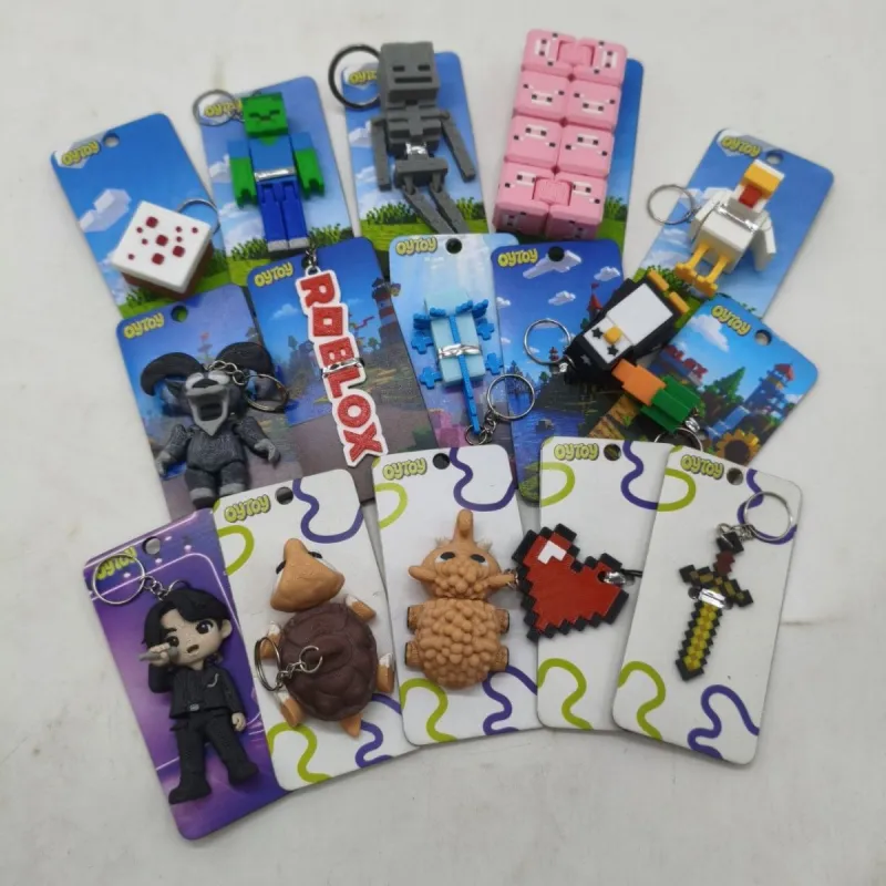 Брелок 3D друк "Minecraft Cake / Торт Keychain"