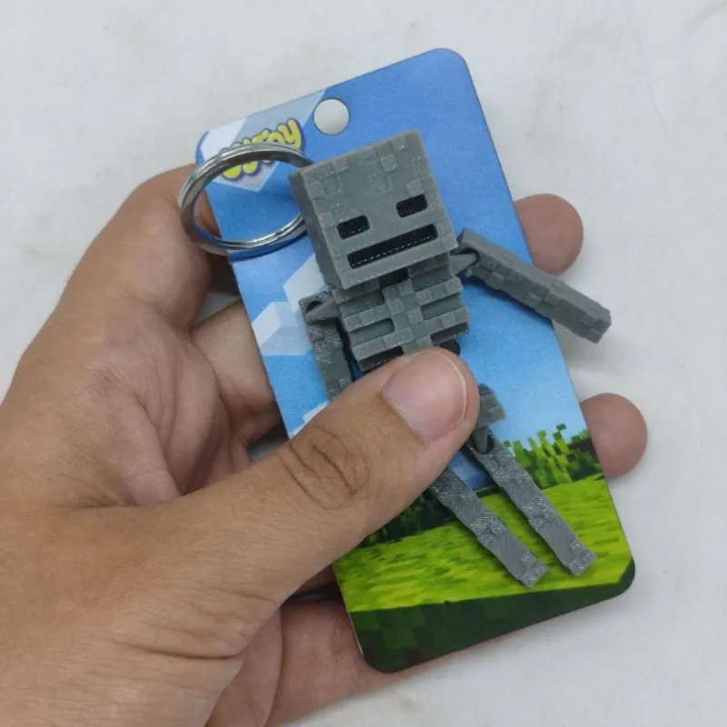 Брелок 3D друк "Minecraft Skeleton / Скелет"