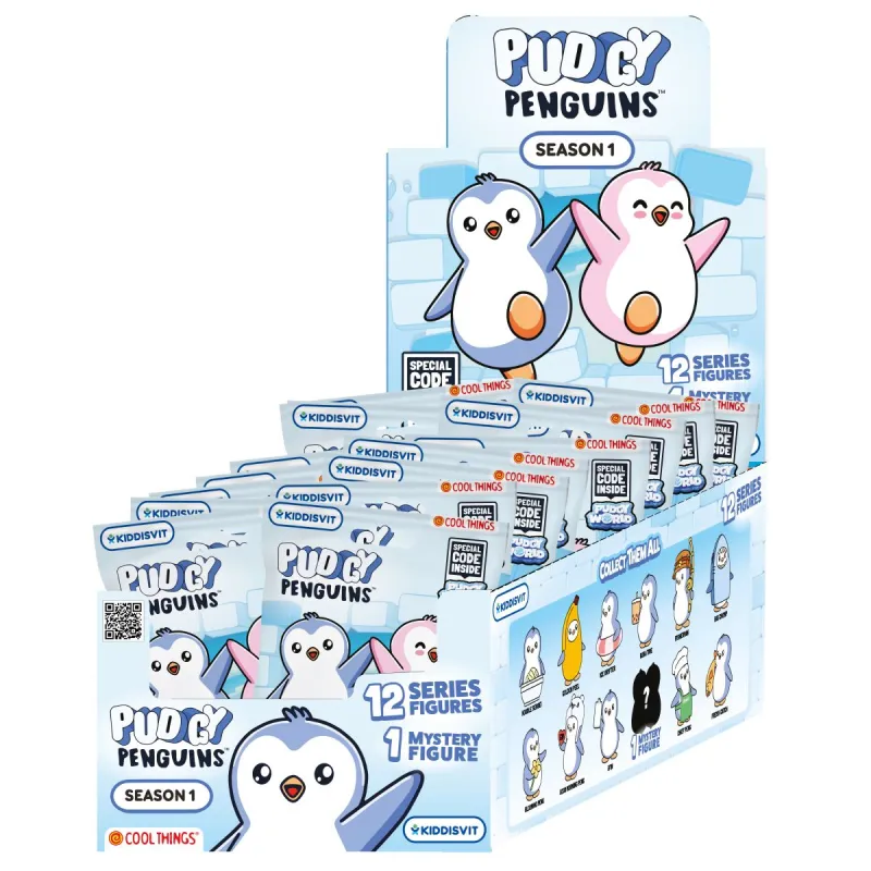 Фігурка-сюрприз COOL THINGS серії "Pudgy Penguins" - ПРИГОДИ ПІНГВІНА ПАКСА