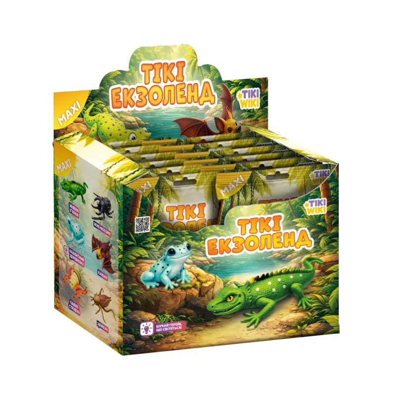 Стретч-іграшка у вигляді тварини TIKI WIKI серії "Maxi" — ТІКІ ЕКЗОЛЕНД