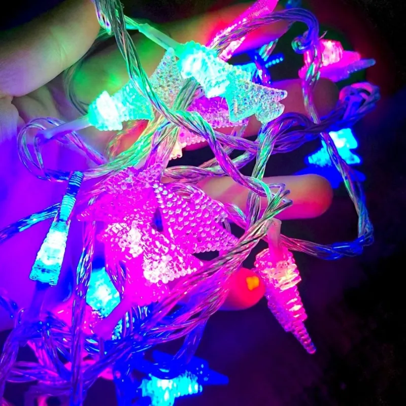 Гірлянда електрична "Ялинки" 20шт 4м LED кольорова (38203)