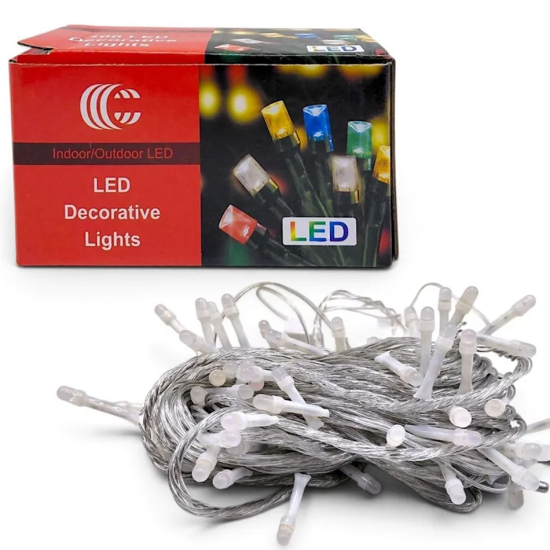 Гірлянда електрична NEW 100(80L) 9м 6 кольорів LED (40794)