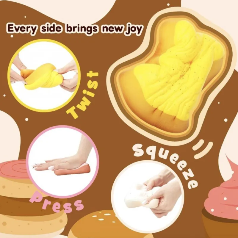 Антистрес-Сквіш «Тост» Butter Squishy в асортименті
