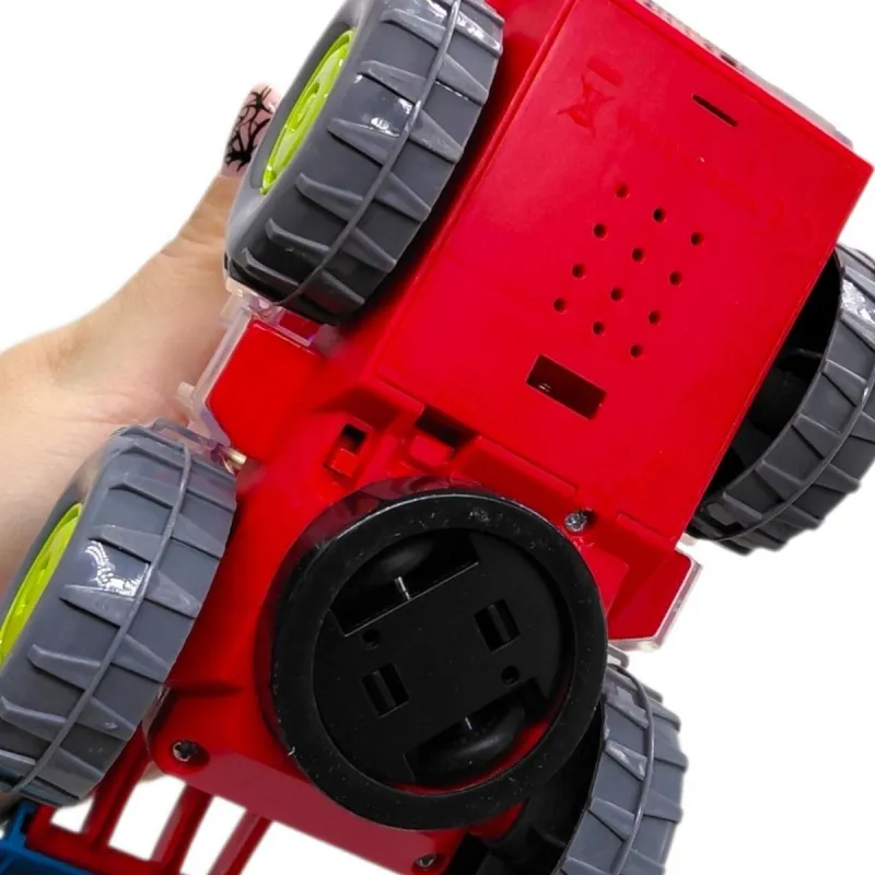 Екскаватор на батарейках WToys,укр, шестерні, пісня, підсвічування, автоматичний рух, в коробці (ВИД 1)