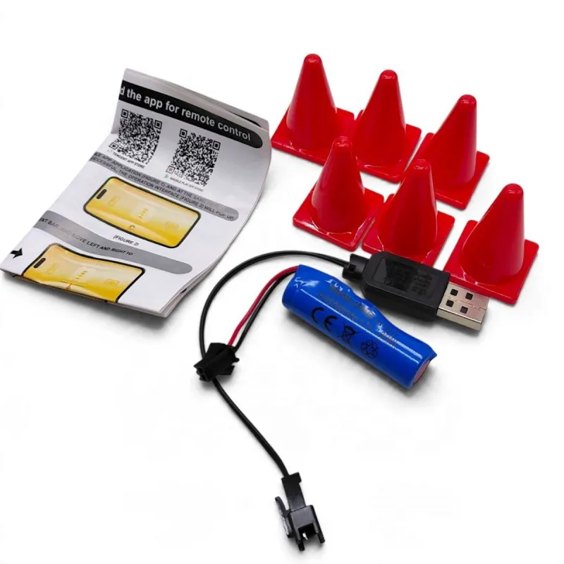 Машинка на радіокеруванні "Будтехніка" акум.USB.муз.світло (САМОСКИД)