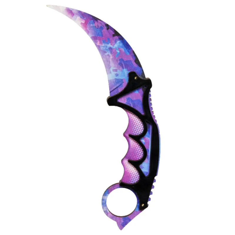 Сувенірний ніж "Керамбіт: Purple Camo"
