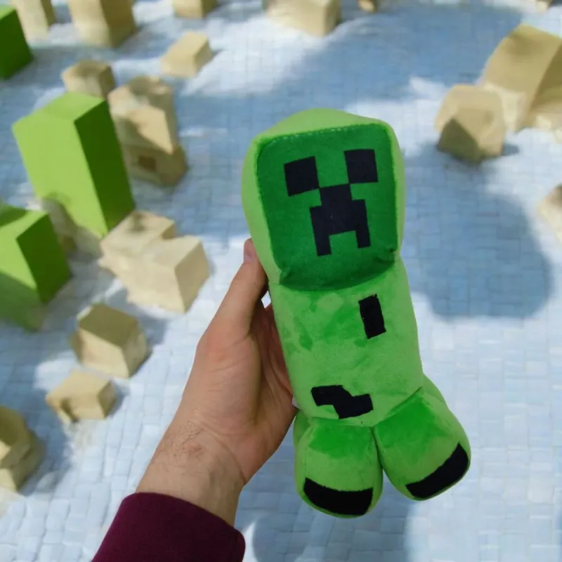 Мʼяка іграшка Майнкрафт/minecraft - Кріпер 23 см