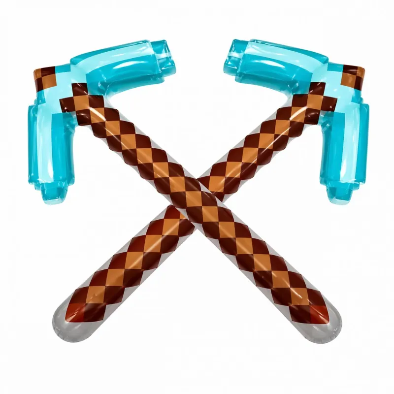 Надувна іграшка "Minecraft" Кирка (БЛАКИТНА), 1 шт