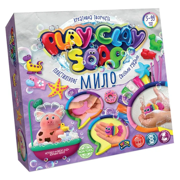 Набір креативної творчості "Пластилінове мило" Play Clay Soap PCS-01 великий Рибка