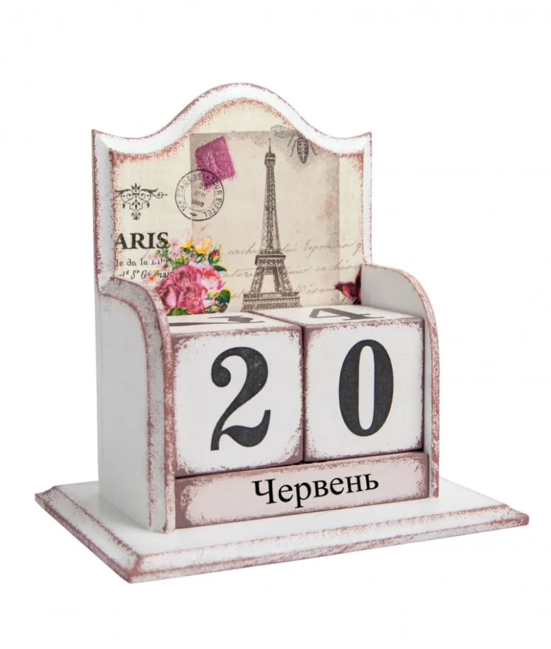 Дитячий набір для творчості. Декупаж "Вічний календар" (Д-001) D-001 календар кубик
