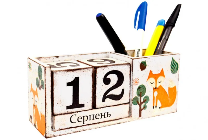 Набір для творчості "Декупаж" (D-001/1) Вічний календар-підставка