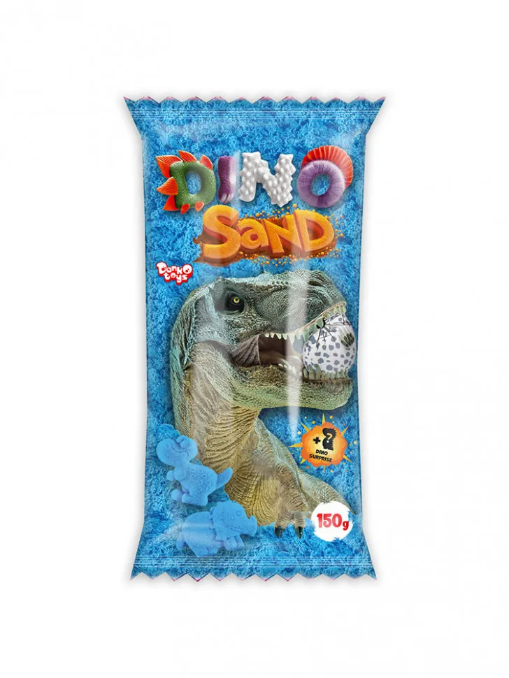 Набір для творчості "Кінетичний пісок "Dino Sand" DS-01-01, 150 г Синій