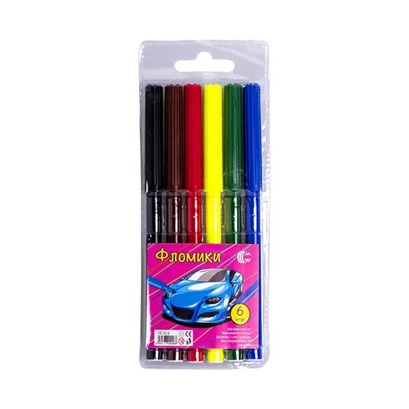 Дитячі Фломастери "Фломіки" COLOR-IT CR550-6 6 кольорів