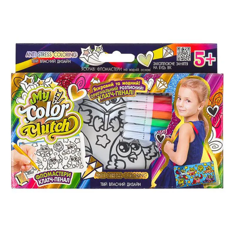 Набір для творчості "My Color Clutch" CCL-02-01U...06U з фломастерами Вид 2